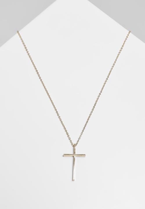 Produktbild Urban Classics Big Basic Cross Necklace (60% Zink, 40% Eisen)