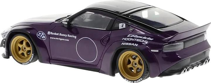 Actual product image Solido 1:43 Nissan 400Z Rocket Bunny purple