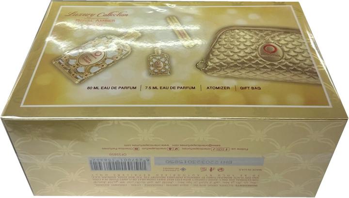 Immagine prodotto Orientica Luxury Collection Royal Amber U Set EDP 80 ml & EDP 75 ml Spray Atomizzatore - (Set di profumi)