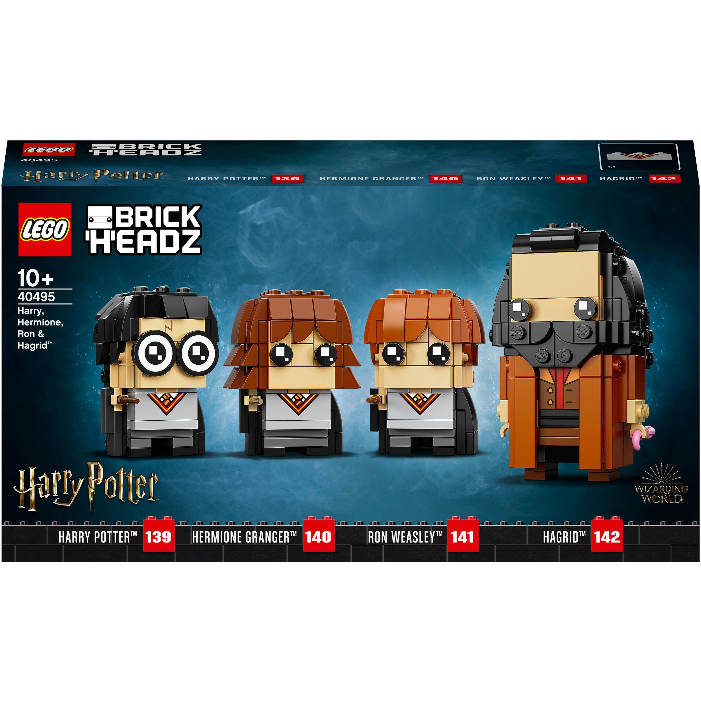 LEGO BrickHeadz - Harry, Hermione, Ron e Hagrid (40495, LEGO Brickheadz, Set LEGO rari)