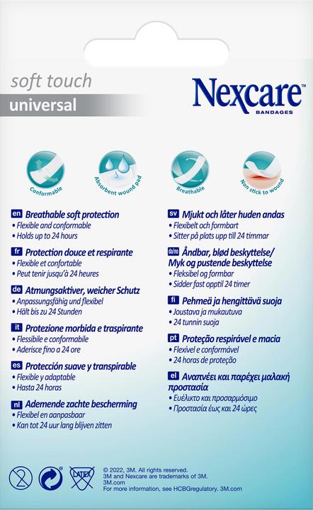 Actual product image Nexcare Soft Touch Universal Plaster (20 x)