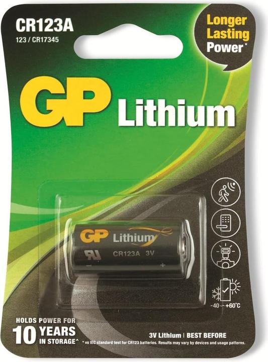 Image du produit GP Batteries Piles (1 pcs, CR123A, 1400 mAh)