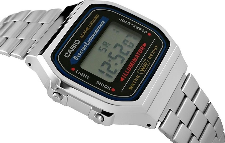 Actual product image Casio Vintage A168wa-1yes (Digital watch, 35 mm)