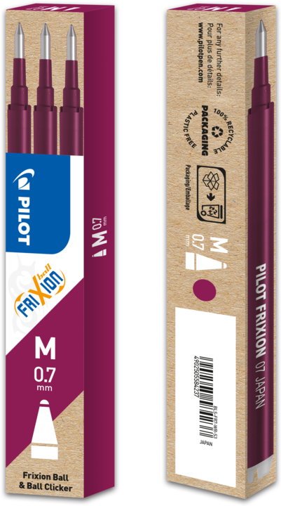Image du produit Pilot Recharge FriXion (Recharger, Vin rouge, 0.70 mm)