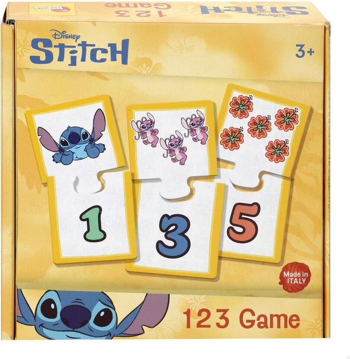 Actual product image Lisciani Disney Stitch Logic game