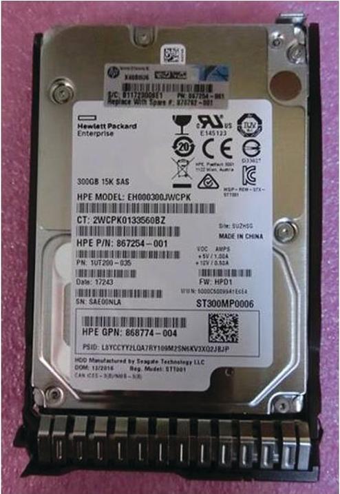 Image du produit HPE 870792-001 (0.30 To, 2.5")