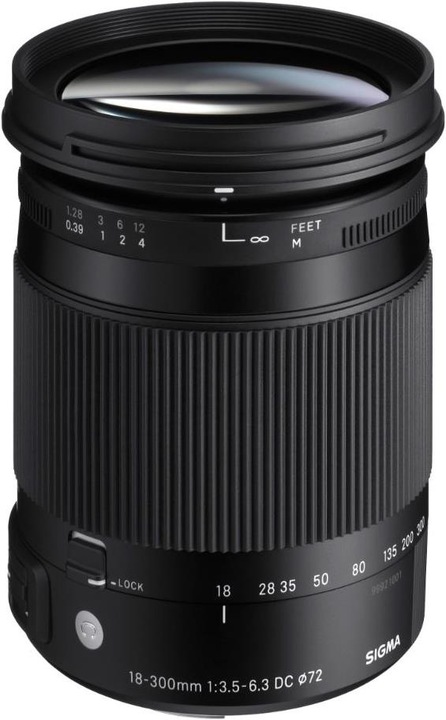 Produktbild Sigma 18-300mm f/3,5-6,3 DC Makro OS HSM (C) Nikon F DX (Nikon DX, APS-C / DX)
