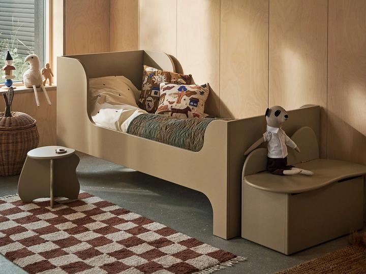 Actual product image Ferm Living Sill Junior bed, cashmere (70 x 160 cm)