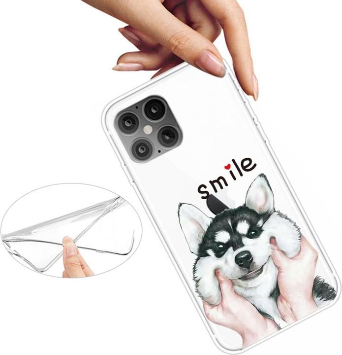 Actual product image Ueli Express iPhone 12 Pro Max Super Slim Rubber Case Smile (Apple iPhone 12 Pro Max)