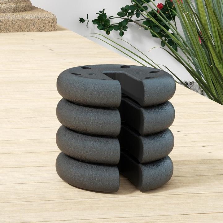 Immagine prodotto Outsunny Pesi aggiuntivi per il padiglione pieghevole (20 cm, 20 cm)