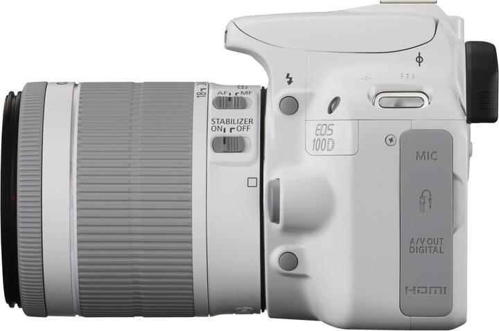 Produktbild Canon EOS 100D 18-55mm STM Kit, White Edition (18.50 Mpx)