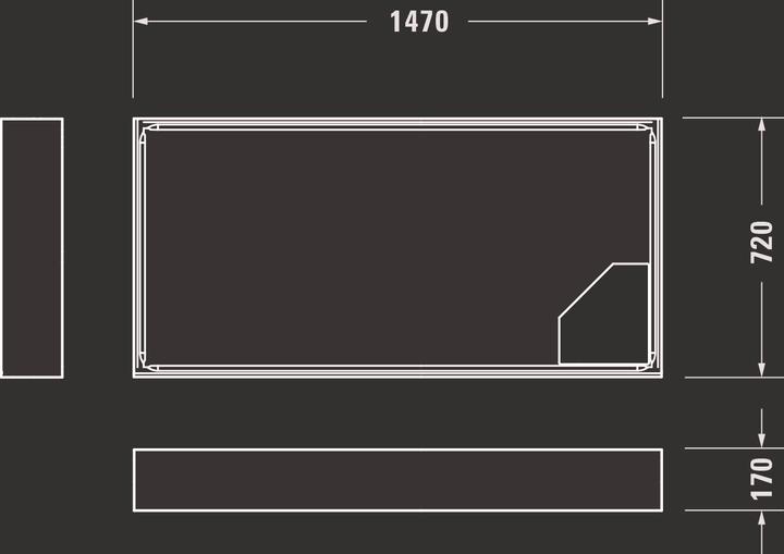 Produktbild Duravit Duschwanne D-Code 1500 x 750 x 85 mm wei glatt 720099000000000