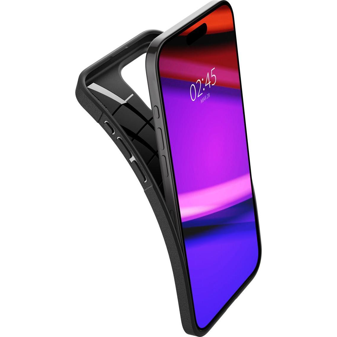 Thumbnail - Spigen Core Armor iPhone 15 Pro 6.1" czarny/matte black ACS06466 (Apple iPhone 15 Pro), Smartphone Hülle, Schwarz