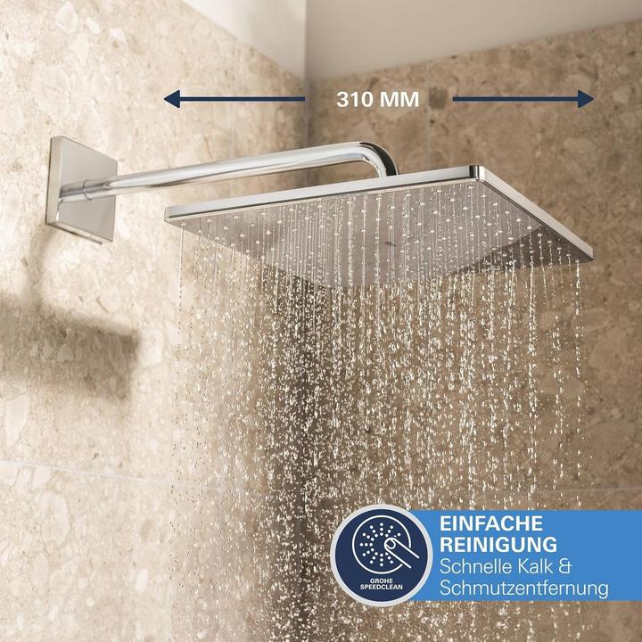 Immagine prodotto Grohe Sistema doccia a incasso Precision Cube con Vitalio Rain Mono 310 Cube (1 tipo di getto) e Vitalio