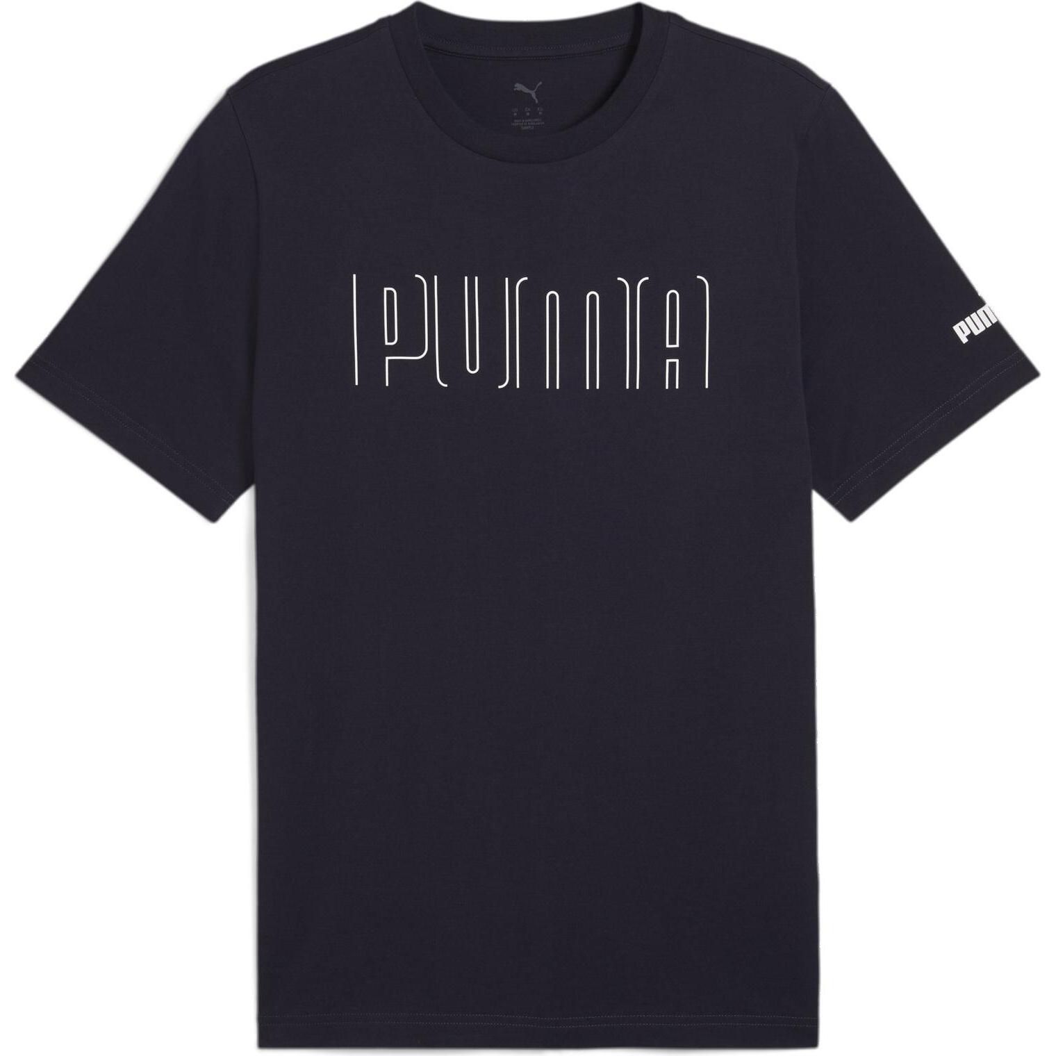 Puma, Herren, Sportshirt, SPORT Graphic Tee (S), Blau, S