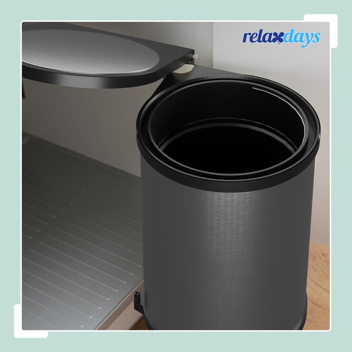 Productafbeelding Relaxdays Ingebouwde afvalbak (12 l)