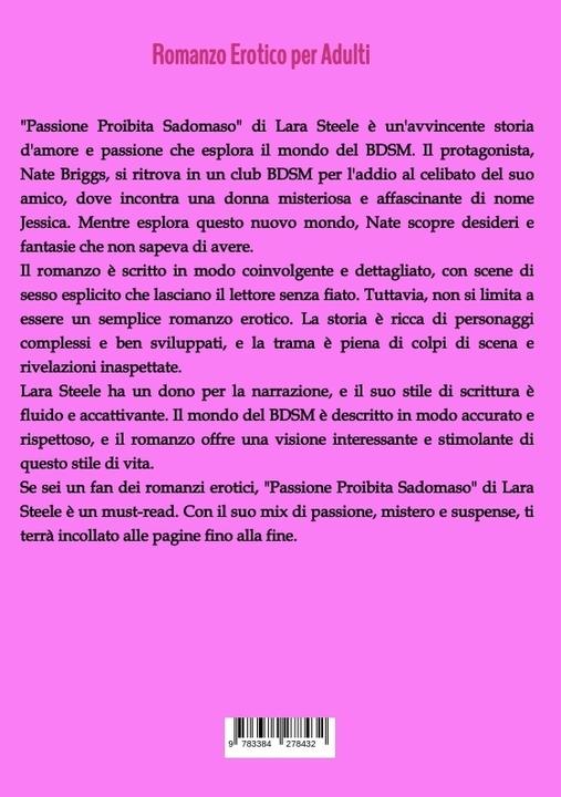 Produktbild Passione Proibita Sadomaso (Italienisch, Lara Steele, 2024)