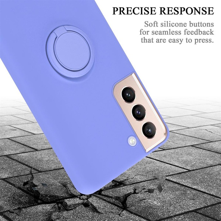 Actual product image Cadorabo TPU Liquid Ring Silicone Case Cover (Samsung Galaxy S21+)