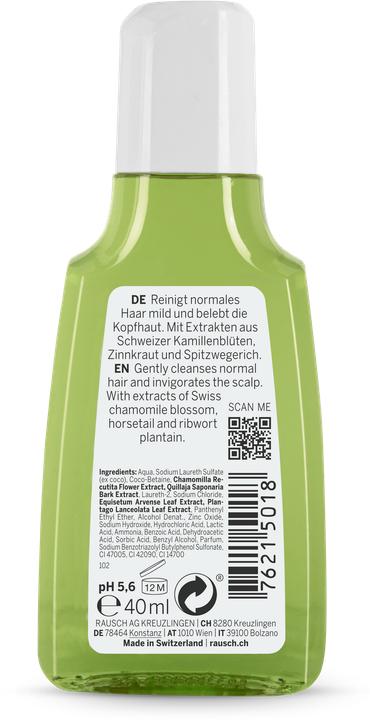 Immagine prodotto Rausch Cura con le erbe svizzere (40 ml, Shampoo liquido)