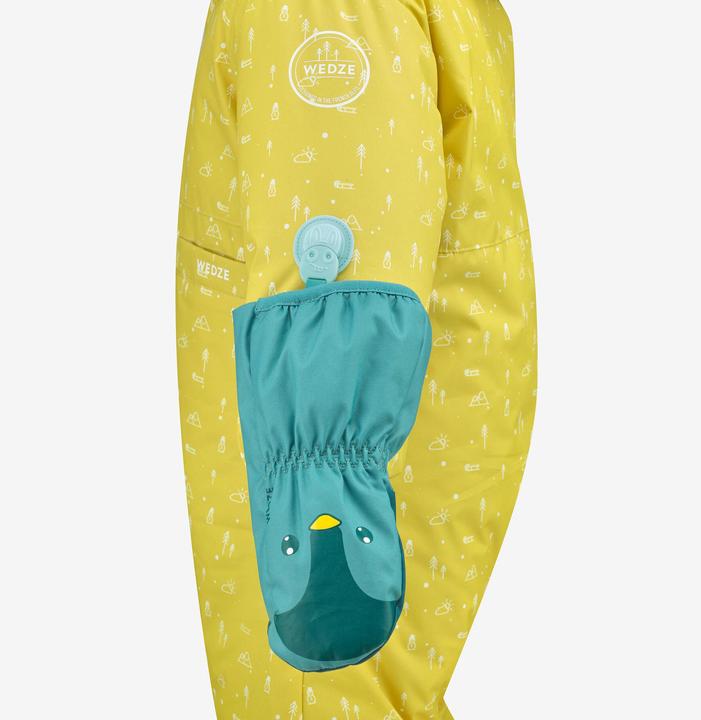 Produktbild Wedze Skihandschuhe Fäustlinge Baby - 500 Lugiklip blau (2)