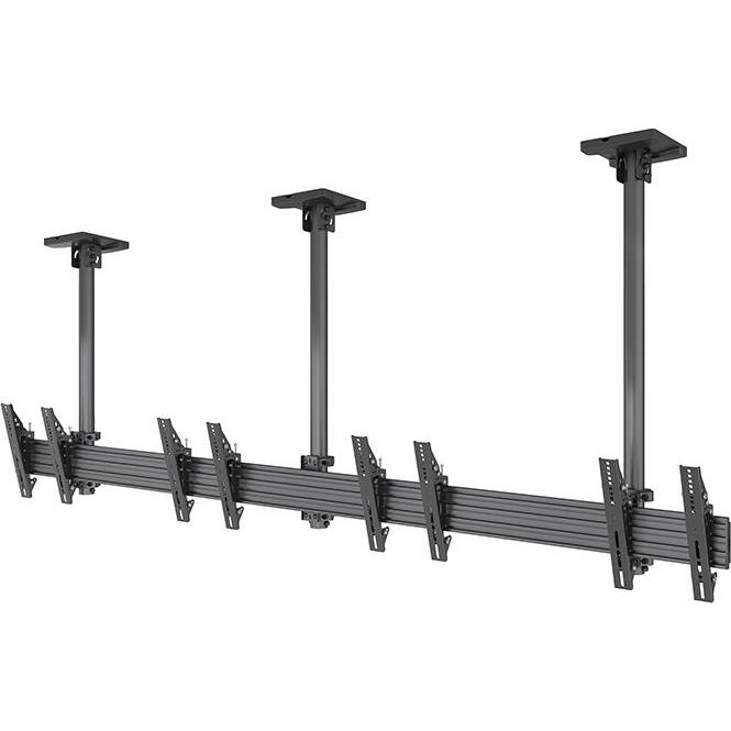 Multibrackets Deckenhalter 4x, 32"- 50", schwarz, VESA 100x, Digital Signage Zubehör, Schwarz