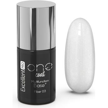 Excellent PRO, Smalto per unghie, One Coat Multifunction Base Fiber Hybrid Base Sparkling Snow 7g (Base Coat)