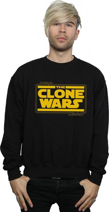 Actual product image Star Wars Mens Clone Wars Logo Sweatshirt (L)