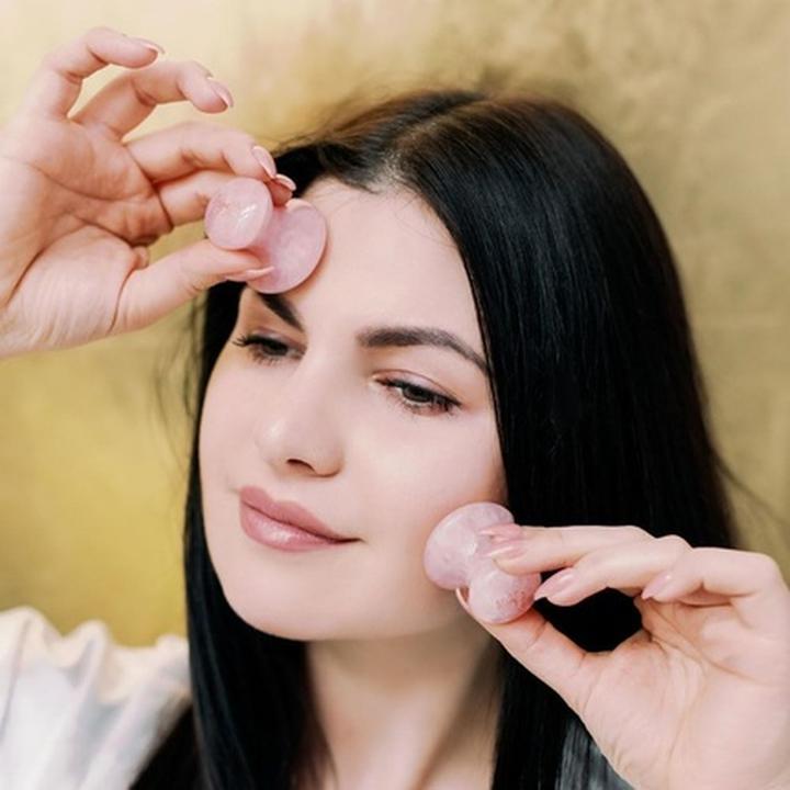 Immagine prodotto Crystallove Massaggio viso con fungo e quarzo rosa