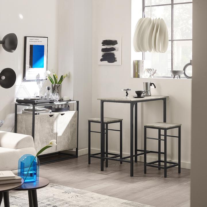 Produktbild SoBuy Bartisch mit Hockern Set