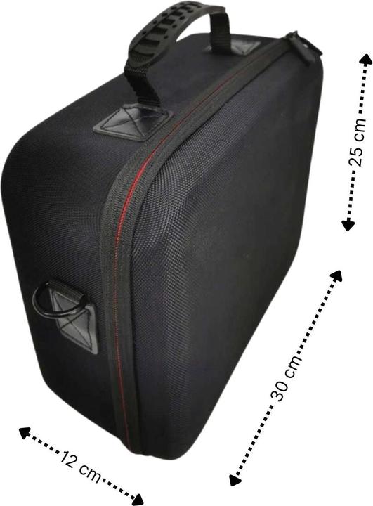 Immagine prodotto Hermex Custodia per Nintendo Switch e accessori Scatola per il trasporto Custodia per il viaggio Custodia (Switch, Switch Lite, Switch OLED)