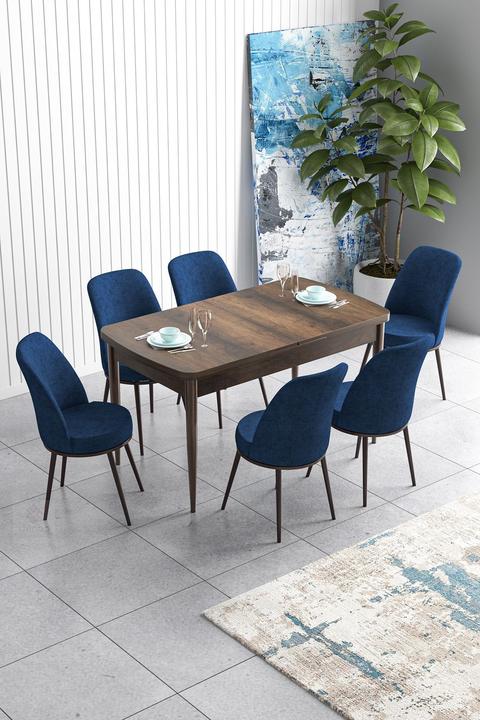 Actual product image Hanah Home Han Extendable Dining TableChairs Set (MDF)