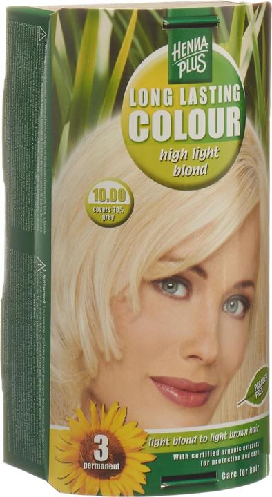Produktbild Hennaplus Long Lasting Colour (10 Hell-Hellblond)