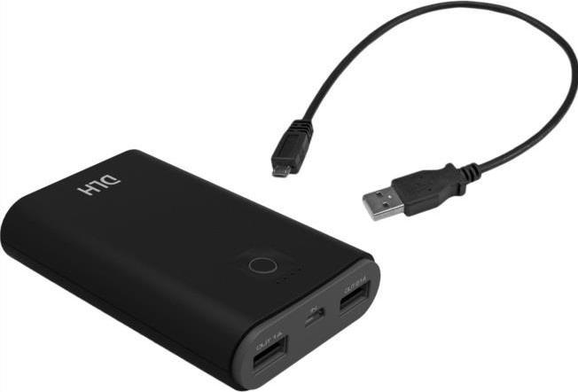 Actual product image DLH External Universal Battery External Battery 2 Ports USB (10050 mAh, 37.19 Wh)
