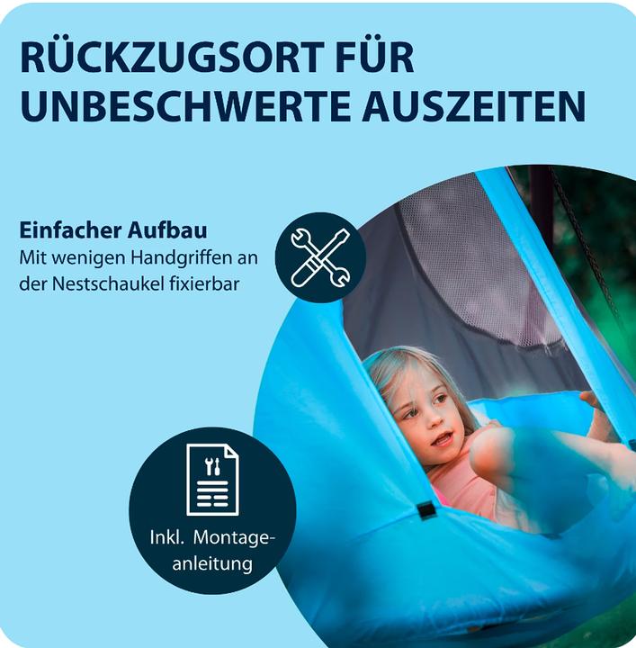 Image du produit Hudora Zelt Cosy Castle für Nestschaukel 90