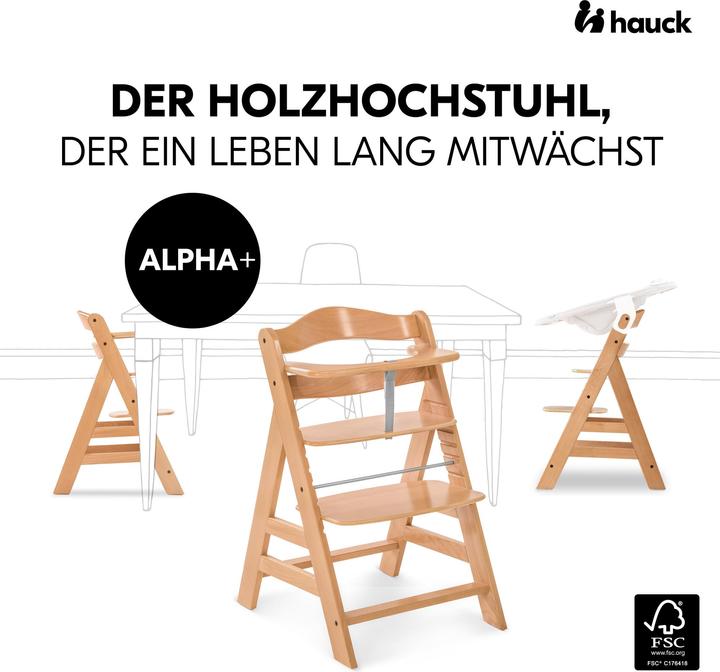Image du produit Hauck alpha+ (Chaise haute)