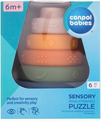 Produktbild Canpol Sensory Ring Pyramid Puzzle