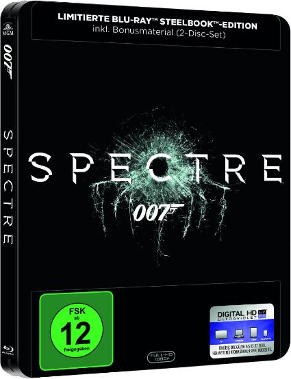James Bond: Spectre (Limited Steelbook) (Blu-ray, 2015, Deutsch)