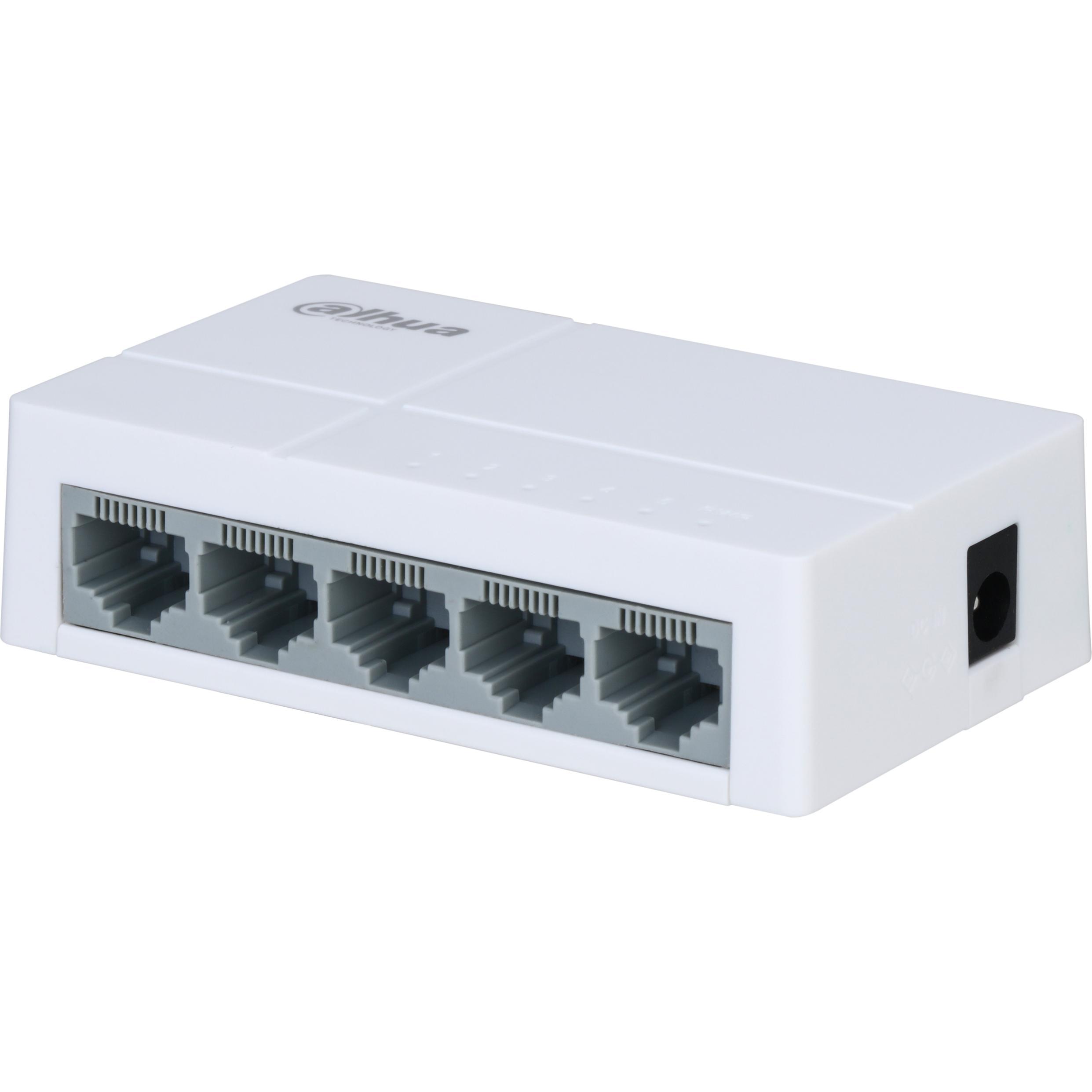 Thumbnail - Dahua Switch PFS3005-5ET-L-V2 Type L2 DH-PFS3005-5ET-L-V2 (5 Ports), Netzwerk Switch, Weiss