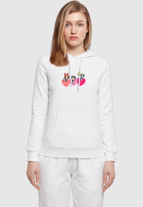 Produktbild Merchcode Ladies The Powerpuff Girls - Triple Heart Basic Hoody - 189763 (XL)