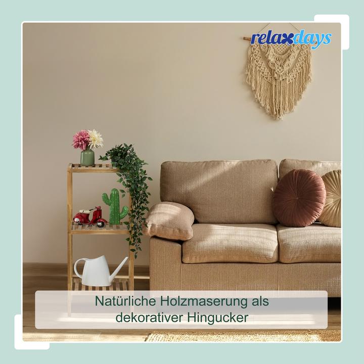 Image du produit Relaxdays Étagère de bain (35.50 x 35.50 x 80 cm)