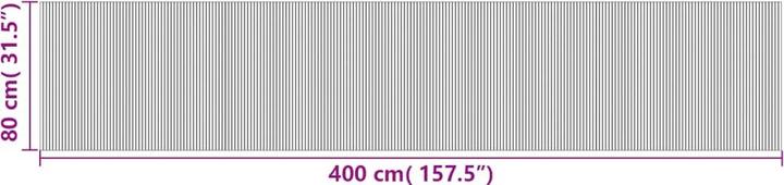 Produktbild vidaXL Teppich (400 x 80 cm)