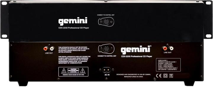 Actual product image Gemini Cdx-2250
