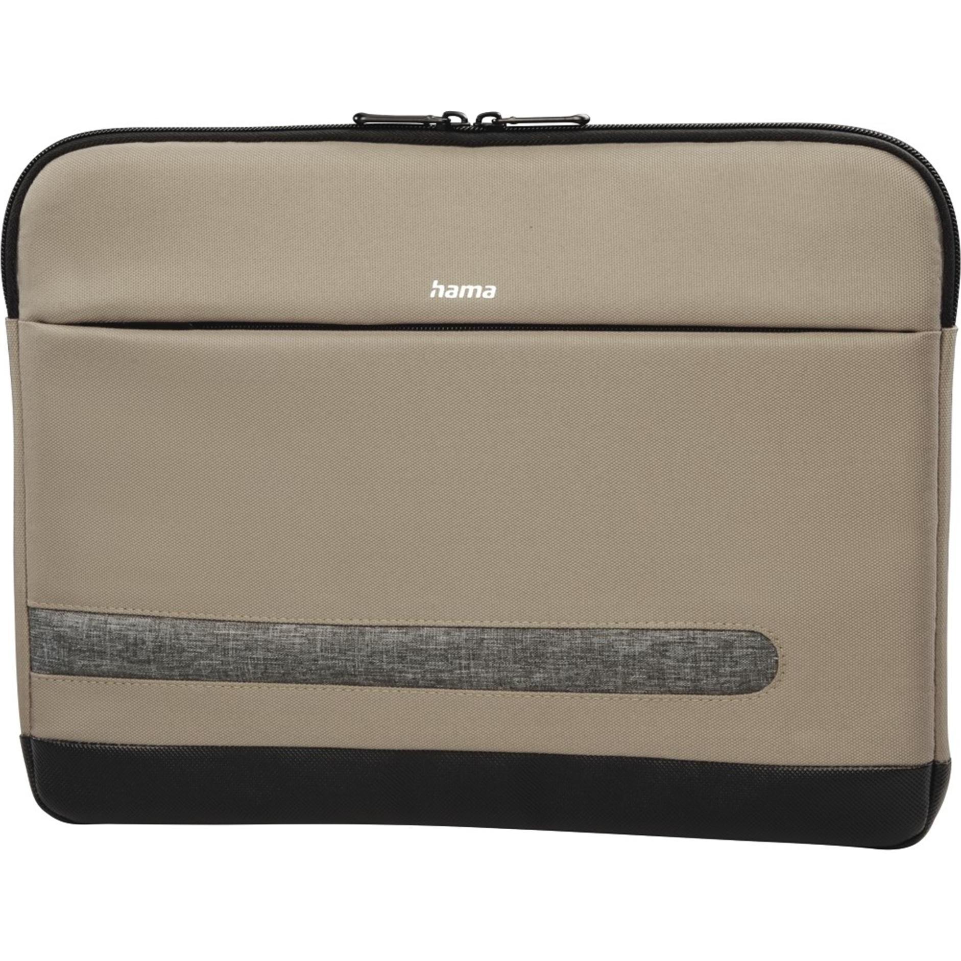 Hama Terra", bis 34 cm (13,3 (13.30", Universal), Notebooktasche, Beige