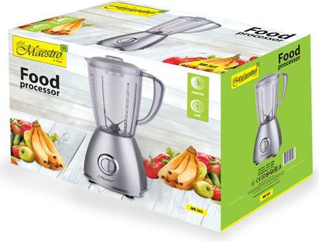 Actual product image Maestro Feel-Maestro MR565 Blender 1 5 l Tabletop blender 350 W Grey