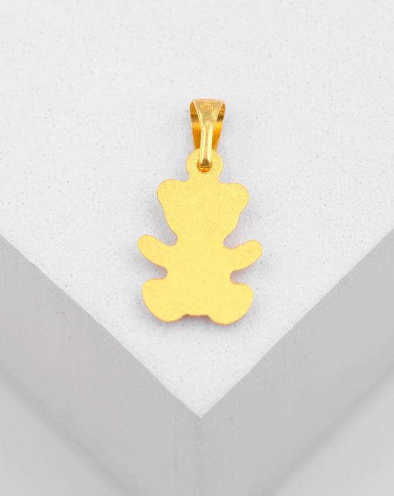 Image du produit Muau Pendant bear yellow gold 750, 18x9mm (Or jaune 750/18K)
