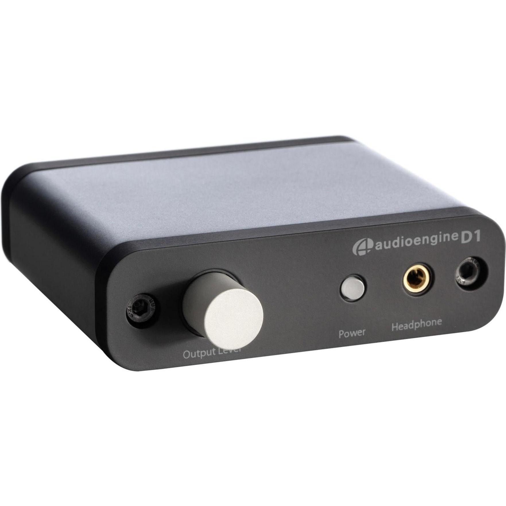 Audioengine D1 24-Bit Dac (USB-DAC), Kopfhörerverstärker, Schwarz