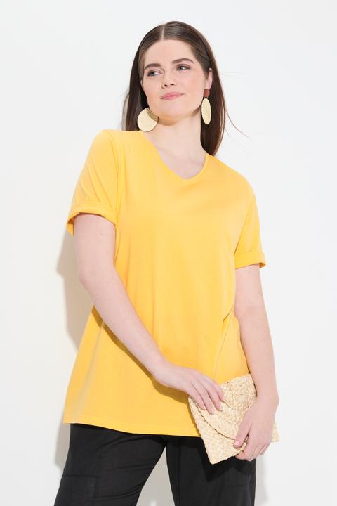 Produktbild Ulla Popken T-Shirts, 2er-Pack, V-Ausschnitt, Halbarm (50, 52)