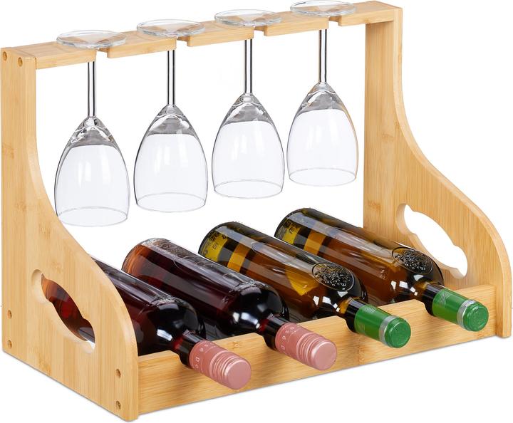 Actual product image Relaxdays Wine rack (4 Fl.)