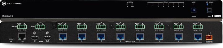 Actual product image Atlona 4K/HDR HDMI 2.0b HDBaseT HDMI 1 X 8 Distribution Amplifier