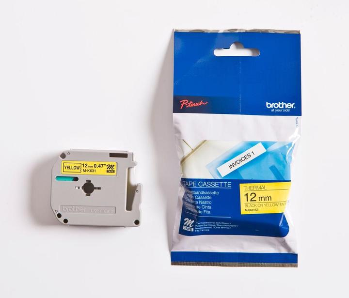 Produktbild Brother M-K631bz (1.20 cm, Gelb, Schwarz)